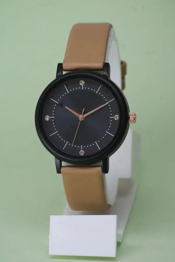 Black_Genuine_Leather_Quartz_Analog_Watch_For_Girls