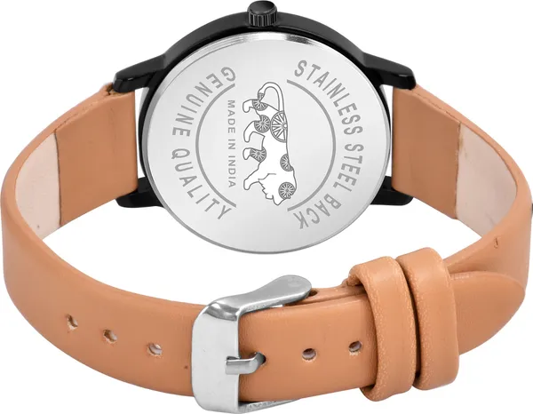Black_Genuine_Leather_Quartz_Analog_Watch_For_Girls