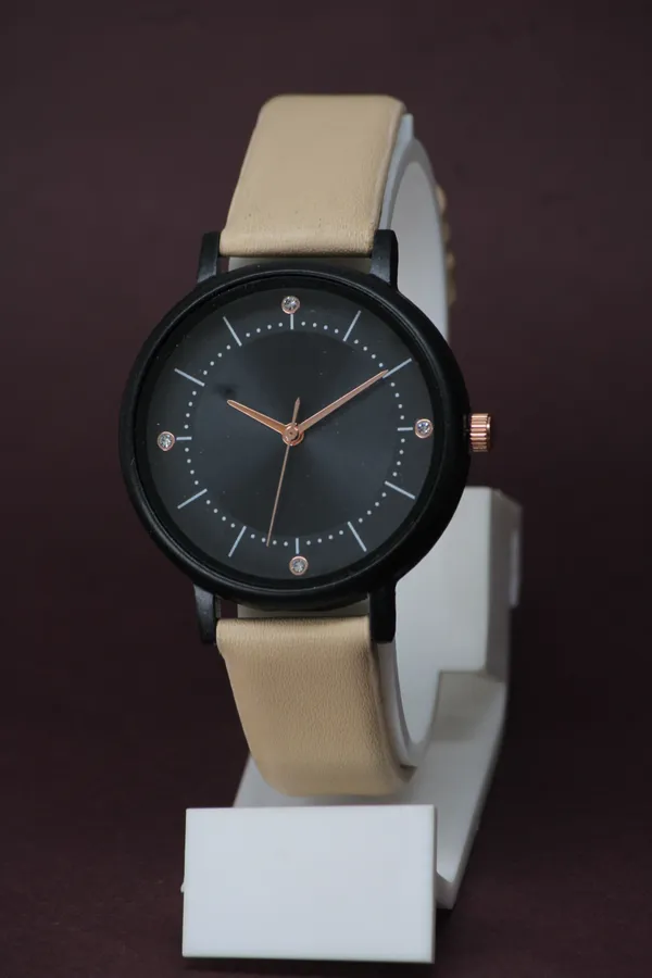 Black_Genuine_Leather_Quartz_Analog_Watch_For_Girls