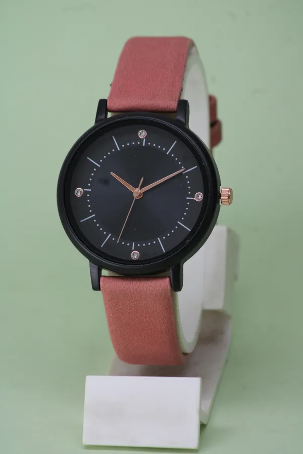 Black_Genuine_Leather_Quartz_Analog_Watch_For_Girls