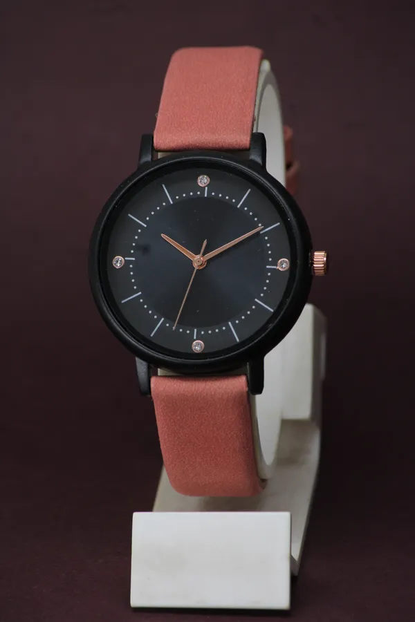 Black_Genuine_Leather_Quartz_Analog_Watch_For_Girls