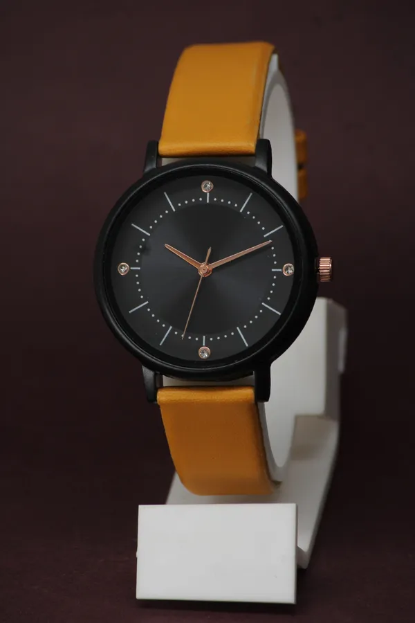 Brown_Genuine_Leather_Quartz_Analog_Watch_For_Girls