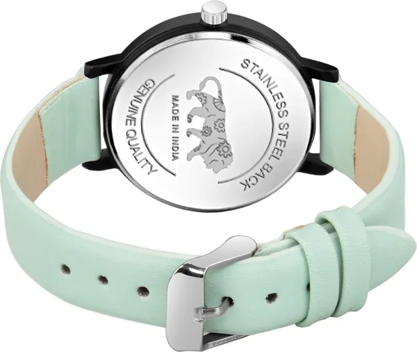 Blue_Genuine_Leather_Quartz_Analog_Watch_For_Girls