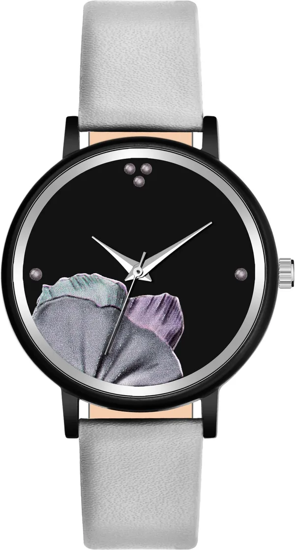 Blue_Genuine_Leather_Quartz_Analog_Watch_For_Girls