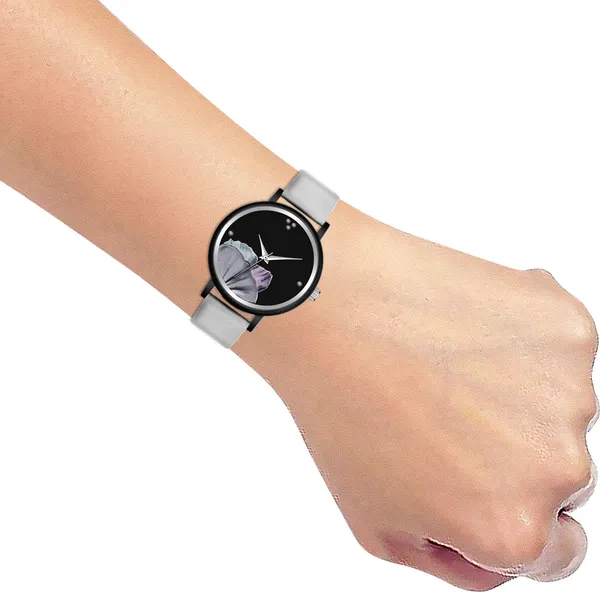 Blue_Genuine_Leather_Quartz_Analog_Watch_For_Girls