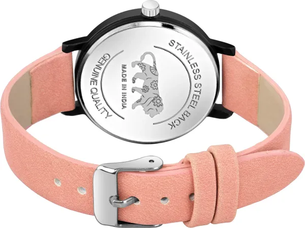 Beige_Genuine_Leather_Quartz_Analog_Watch_For_Girls