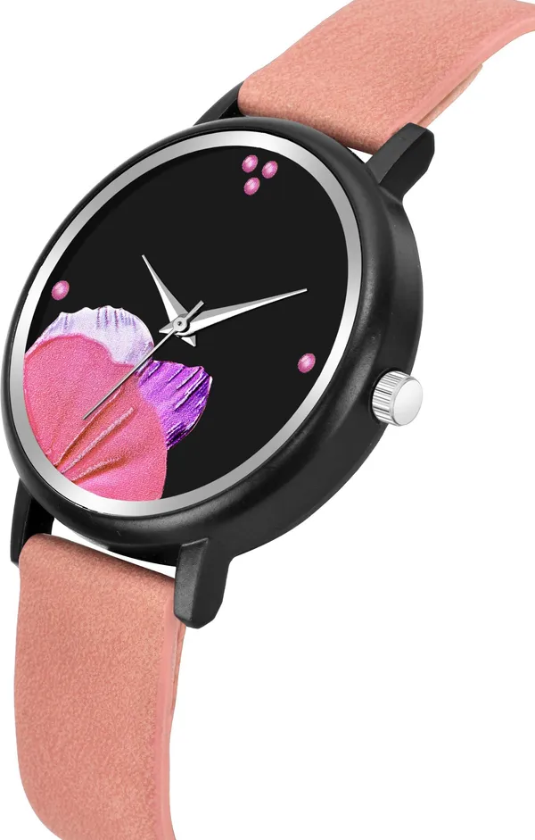Beige_Genuine_Leather_Quartz_Analog_Watch_For_Girls