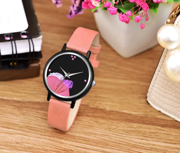 Beige_Genuine_Leather_Quartz_Analog_Watch_For_Girls