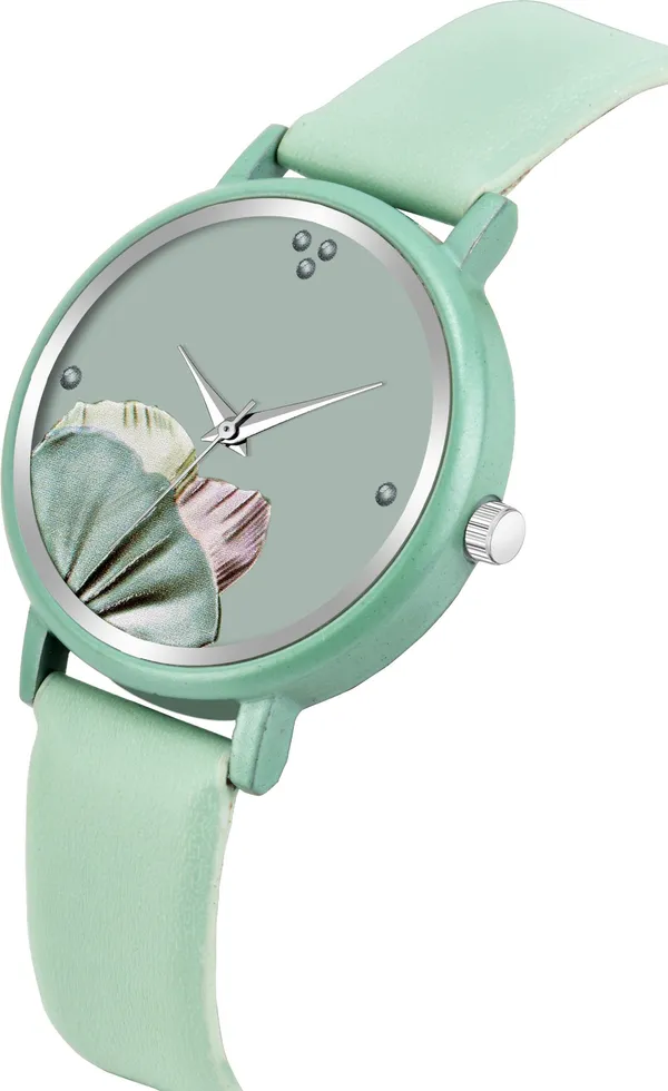 Blue_Genuine_Leather_Quartz_Analog_Watch_For_Girls