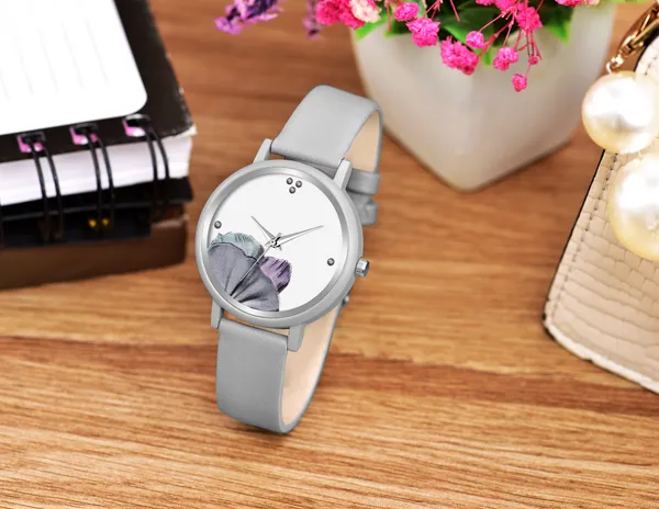 Blue_Genuine_Leather_Quartz_Analog_Watch_For_Girls