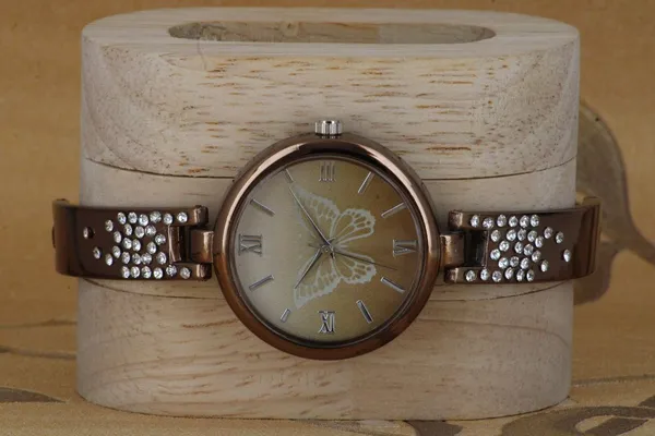 Brown_Metal_Quartz_Analog_Watch_For_Girls