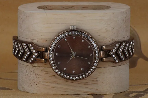 Brown_Metal_Quartz_Analog_Watch_For_Girls