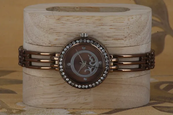 Brown_Metal_Quartz_Analog_Watch_For_Girls