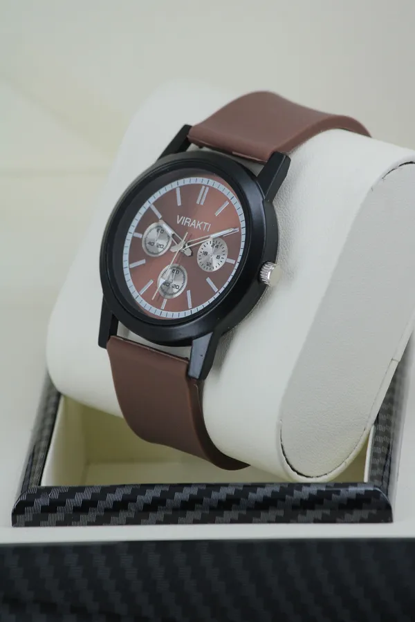 Brown_Silicone_Quartz_Analog_Watch_For_Boys