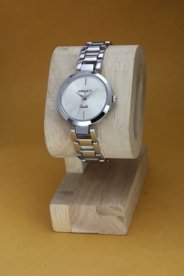 Silver_Metal_Quartz_Analog_Watch_For_Girls