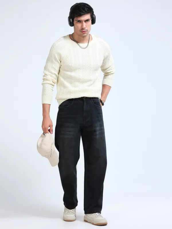 Black_Denim_relaxed_baggy_loose_Fit_Jeans_for_Men