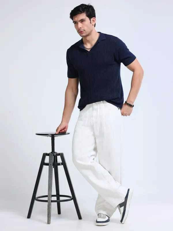 White_Relaxed_Baggy_Loose_Fit_Denim_For_Men