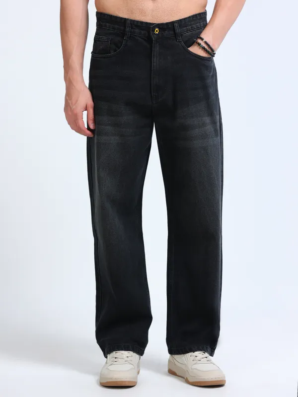 Black_Denim_relaxed_baggy_loose_Fit_Jeans_for_Men