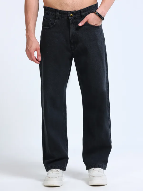 Black_Denim_Relaxed_Baggy_Loose_Fit_Jeans_for_Men