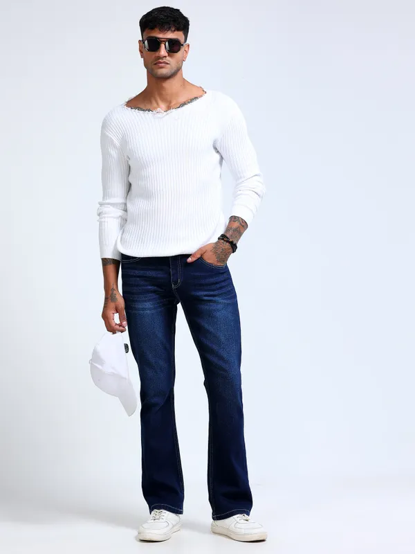 Men's_Blue_shade_Bootcut_Jeans