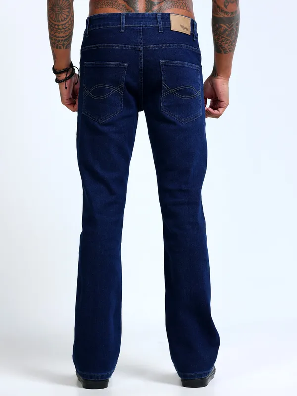 Dark_Navy_Blue_Bootcut_Jeans_With_Contrast_Stitching