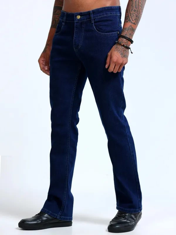 Dark_Navy_Blue_Bootcut_Jeans_With_Contrast_Stitching