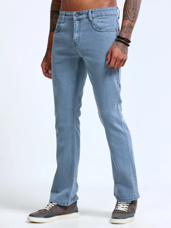 Men's_lightGrey_Bootcut_Jeans