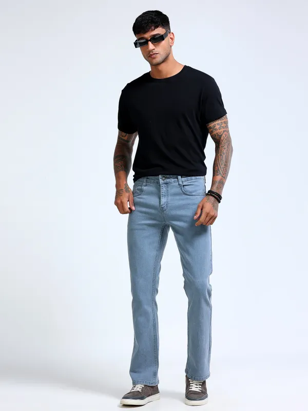 Men's_lightGrey_Bootcut_Jeans