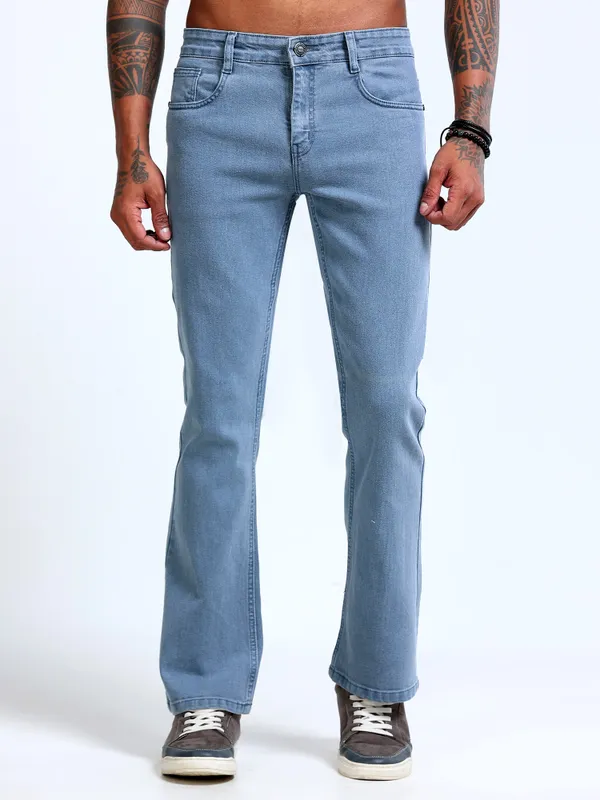 Men's_lightGrey_Bootcut_Jeans