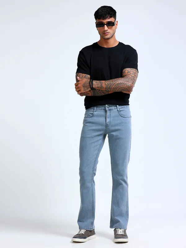 Men's_lightGrey_Bootcut_Jeans