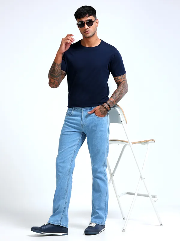 Light_Blue_Bootcut_Jeans_For_Men