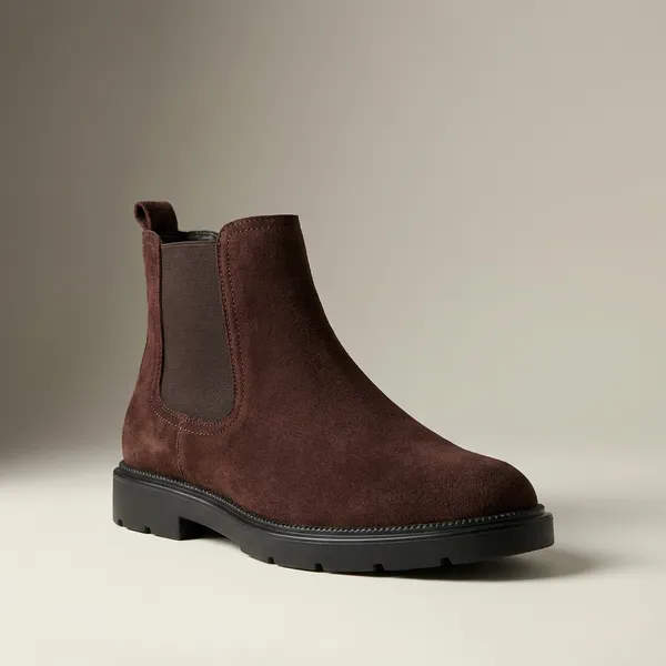 Dark_Brown_Suede_Chelsea_Boots_For_Men