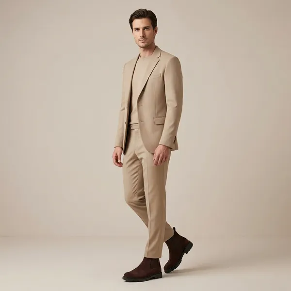 Dark_Brown_Suede_Chelsea_Boots_For_Men
