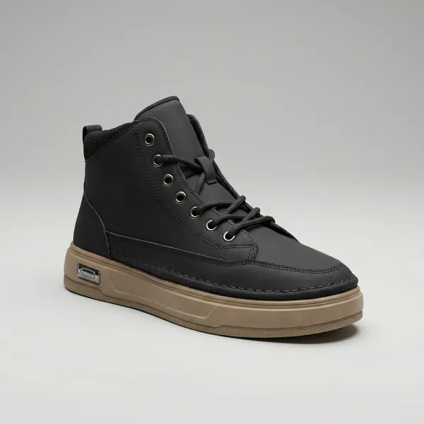 Black_High_Ankle_Sneakers_For_Men