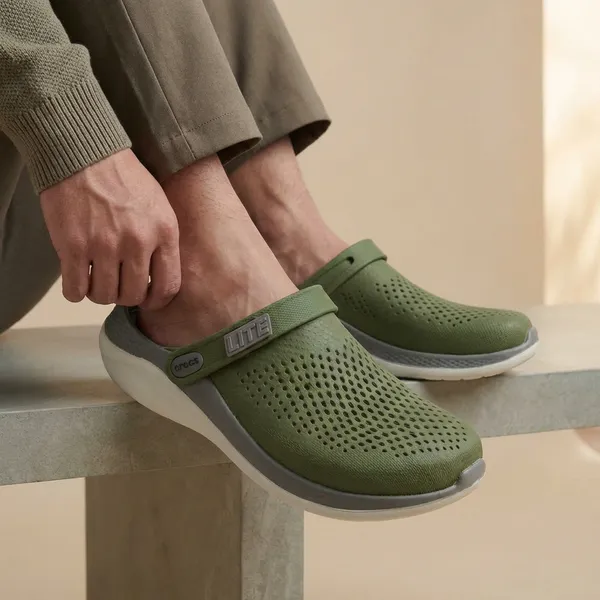 Olive_Green_Literide_Clogs_For_Men