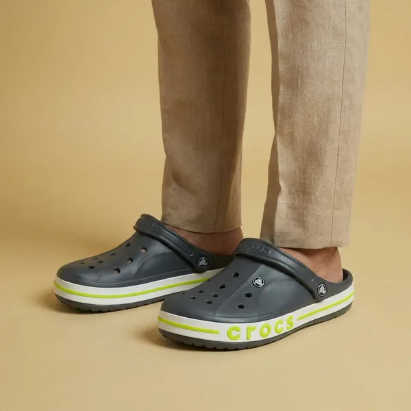 Green_And_Grey_Classic_Clogs_For_Men