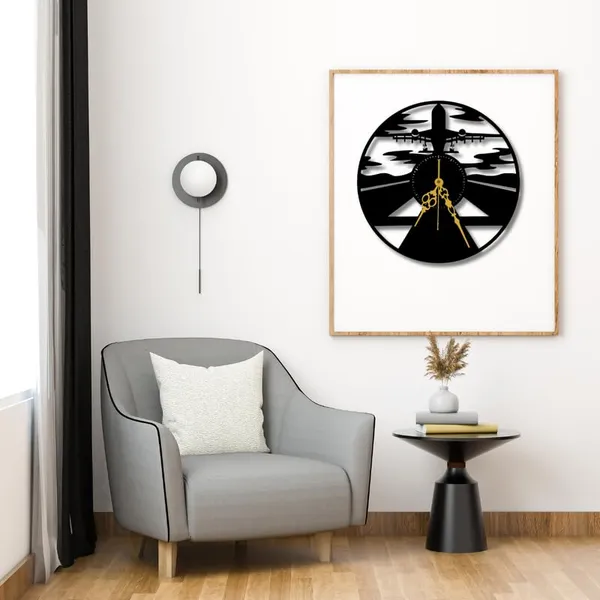 Black_Skyward_Flight_Black_Metal_Airplane_Wall_Clock_A_Journey_Through_Time_Modern_Home_Decor_For_Bedroom_Living_Room