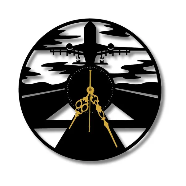 Black_Skyward_Flight_Black_Metal_Airplane_Wall_Clock_A_Journey_Through_Time_Modern_Home_Decor_For_Bedroom_Living_Room
