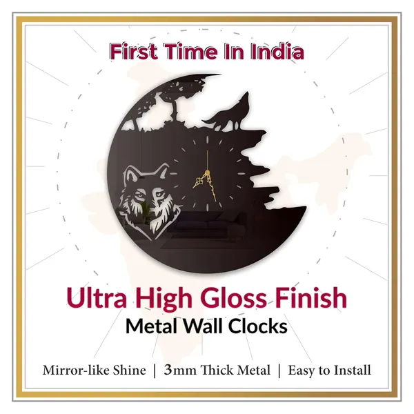 Black_Wolf_Howling_Wall_Clock_Metal_Ultra_Gloss_Silent_Non_Ticking_Movement_Wildlife_Wall_Decor_For_Living_Room_Bedroom