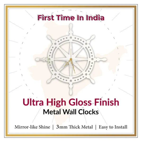 White_Nautical_Ship_Wheel_Wall_Clock_Metal_Marine_Compass_Design_Silent_Non_Ticking_Movement_Premium_Wall_Decor_For_Living_Room_Home