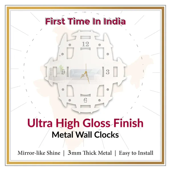 White_Geogrid_Wall_Clock_Metal_Built_Ultra_High_Gloss_Metal_Wall_Clock_Silent_Non_Ticking_Movement_Modern_Wall_Decor_For_Living_Room_Office