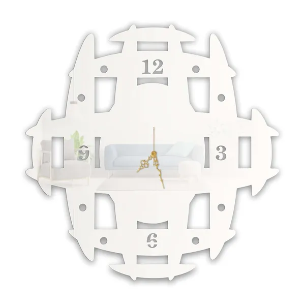 White_Geogrid_Wall_Clock_Metal_Built_Ultra_High_Gloss_Metal_Wall_Clock_Silent_Non_Ticking_Movement_Modern_Wall_Decor_For_Living_Room_Office