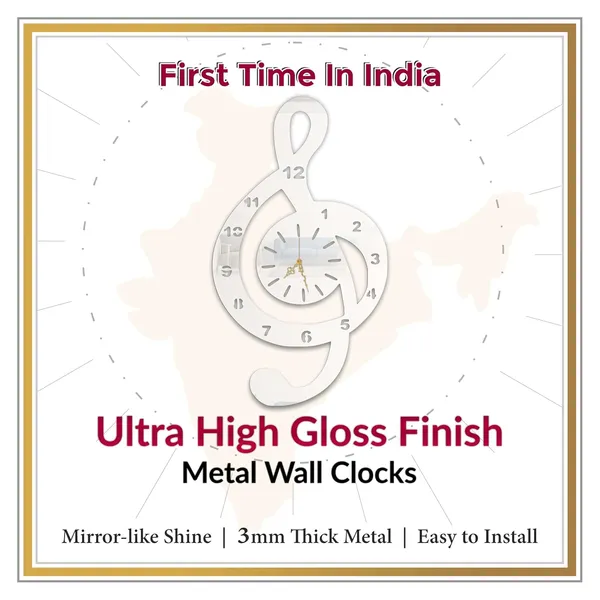 White_Musical_Clef_Wall_Clock_Metal_Built_Ultra_High_Gloss_Silent_Non_Ticking_Movement_Music_Wall_Decor_Living_Room_Bedroom_Studio