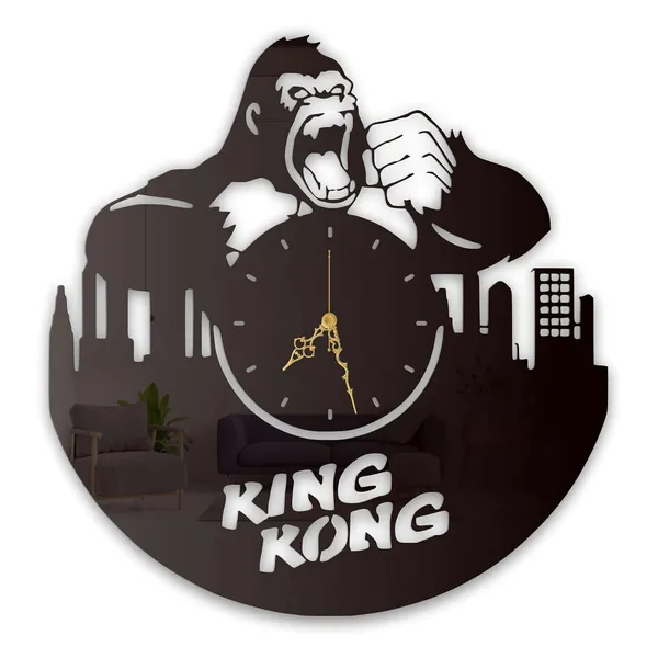 Black_Giant_Ape_Titan_Wall_Clock_Metal_Built_Ultra_High_Gloss_Silent_Non_Ticking_Movement_Action_Wall_Decor_Living_Room_Bedroom_Fan_Cave