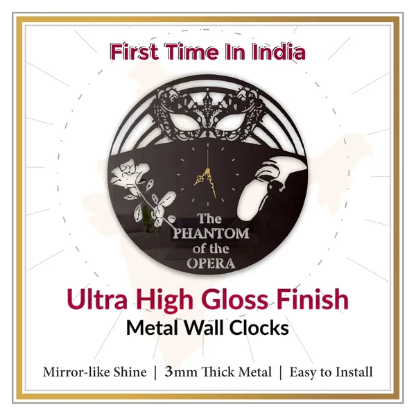 Black_Masquerade_Mystery_Wall_Clock_Metal_Built_Ultra_High_Gloss_Silent_Non_Ticking_Movement_Artistic_Wall_Decor_Living_Room_Bedroom_Hallway
