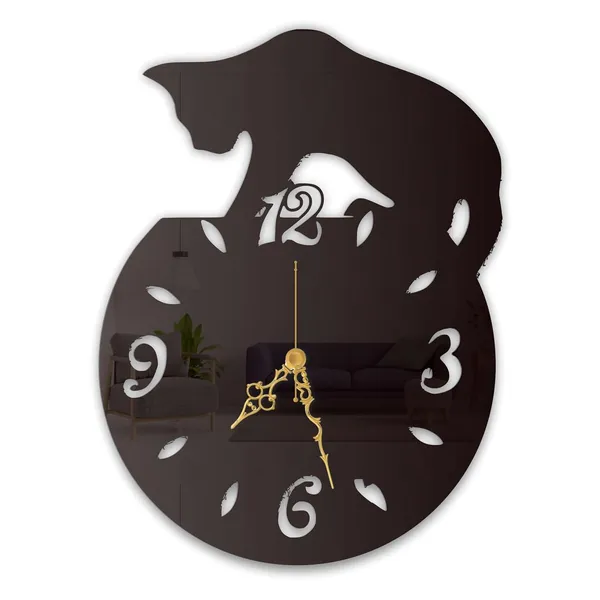 Black_Playful_Cat_Wall_Clock_Metal_Built_Ultra_High_Gloss_Silent_Non_Ticking_Movement_Modern_Wall_Decor_Living_Room_Bedroom_Kids_Room_Office