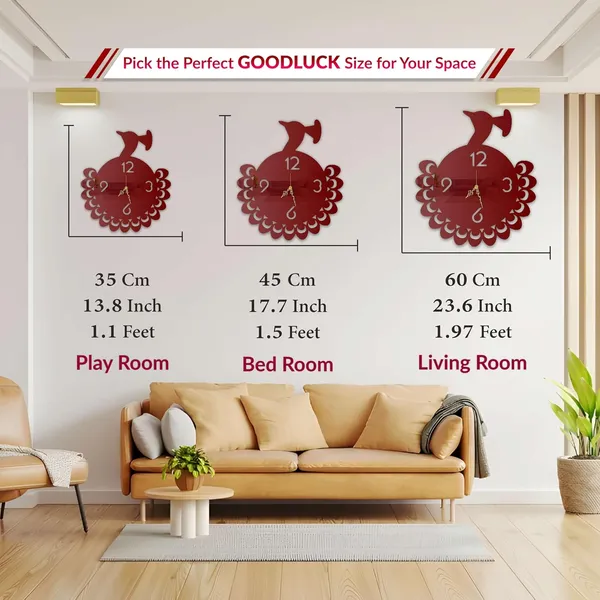 Wine_Red_Elegant_Peacock_Wall_Clock_Metal_Built_Ultra_High_Gloss_Silent_Non_Ticking_Movement_Modern_Wall_Decor_Living_Room_Bedroom_Office