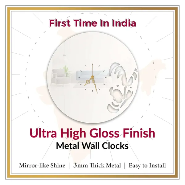 White_Rock_Demon_Wall_Clock_Metal_Built_Ultra_High_Gloss_Silent_Non_Ticking_Movement_Music_Wall_Decor_Living_Room_Studio_Fan_Cave