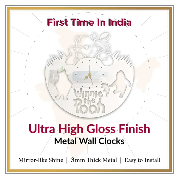 White_Honey_Bear_Forest_Clock_Cute_Bear_Theme_Metal_Wall_Decor_Nursery_Living_Room_Silent_Wall_Clock_Metal_Art