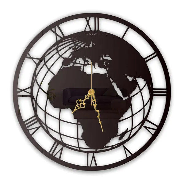 Black_World_Globe_Wall_Clock_Metal_Built_Ultra_High_Gloss_Silent_Non_Ticking_Movement_Modern_Wall_Decor_Living_Room_Office_Study_Room